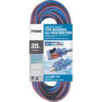 Arctic Blue Extension Cord, All-Weather, SJEOW, 14/3 AWG, 15 A, 25' Cintas