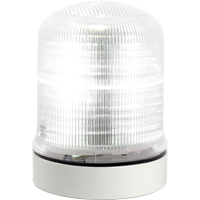 Streamline&reg; Modular Multifunctional LED Beacons, Continuous/Flashing/Rotating, Clear Cintas