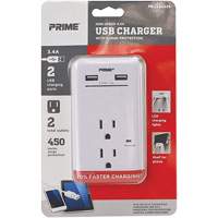 Prime&reg; USB Charger with Surge Protector Cintas