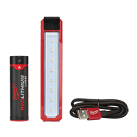 Projecteur de poche USB Rover, DEL, 445 lumens, 2 hres de fonctionnement, Bloc-pile Rechargeable, Plastique Cintas