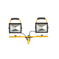 Twin-Head Work Light, LED, 40 W, 4800 Lumens, Aluminum Housing Cintas