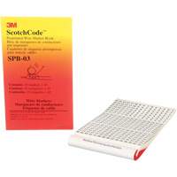 ScotchCode Pre-Printed Wire Marker Book Cintas