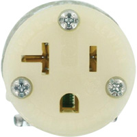 Hospital Grade Extension Plug Connector, 5-20R, Nylon Cintas