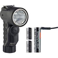 Lame de poche &agrave; alimentation multiple &agrave; angle droit pour casque Vantage 180 X, DEL, Piles Rechargeable/CR123A, Polym&egrave;re de nylon Cintas