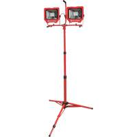 Twin Work Light with Tripod, LED, 72 W, 8000 Lumens, Aluminum Housing Cintas