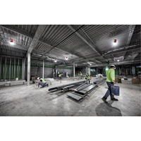 Lampe de chantier temporaire RADIUS, DEL, 130 W, 15000 lumens Cintas