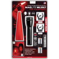Safety Flashlight Pack, LED, 192 Lumens, C Batteries Cintas