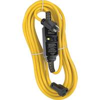 Self-Test Automatic Reset GFCI Cord Set, 120 V, 15 A, 25' Cord Cintas