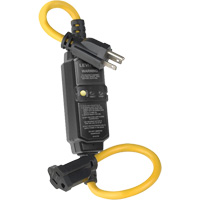Self-Test Automatic Reset GFCI Cord Set, 120 V, 15 A, 2' Cord Cintas