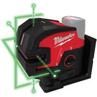 Laser vert &agrave; lignes crois&eacute;es et 4 points daplomb M12 Cintas