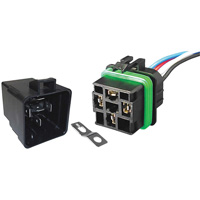 Paquet assorti de relais et de fil herm&eacute;tiques r&eacute;sistants aux intemp&eacute;ries, Mini disjoncteur, 30 A, 24 V Cintas