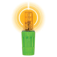 Rocket&reg; II Super Bright LED Light for 1156 Socket Style Warning Whips, Flashing, Amber Cintas