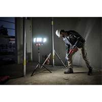 18V Professional Cordless Folding Panel Work Light on Tripod, LED, 3600 Lumens Cintas
