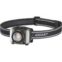 FL97R Tri-Colour Headlamp with Twist Focus & Voice Activation, LED, 830 Lumens, 2 Hrs. Run Time, Rechargeable Batteries Cintas