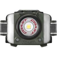 FL97R Tri-Colour Headlamp with Twist Focus & Voice Activation, LED, 830 Lumens, 2 Hrs. Run Time, Rechargeable Batteries Cintas