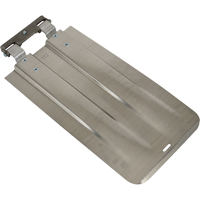 Rallonge pliantes de plaque frontale 24" pour diable en aluminium Cintas