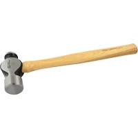Ball Pein Hammer, 48 oz. Head Weight, Plain Face, Wood Handle Cintas
