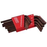 Short Arm Hex Key Set, 13 Pcs., Imperial Cintas