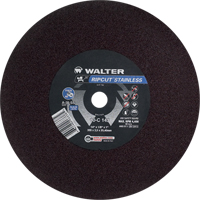 Ripcut Stainless Steel Cut-Off Wheel for Stationary Saws, 14" x 1/8", 1" Arbor, Type 1, Aluminum Oxide, 4400 RPM Cintas