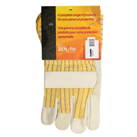 Gants d'ajusteur &agrave; paume renforc&eacute;e, Grand, Paume en Cuir fleur de vache, Doublure en Coton Cintas