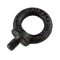 Eye Bolt, 1/8" Dia., 1/2" L, Uncoated Natural Finish, 300 lbs. (0.15 tons) Capacity Cintas