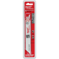 Lame de scie pour m&eacute;tal Sawzall, Bim&eacute;tal, 10 Dents par pouce, 6" lo Cintas