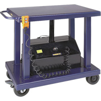 Hydraulic Lift Table, Steel, 24" W x 36" L, 2000 lbs. Capacity Cintas